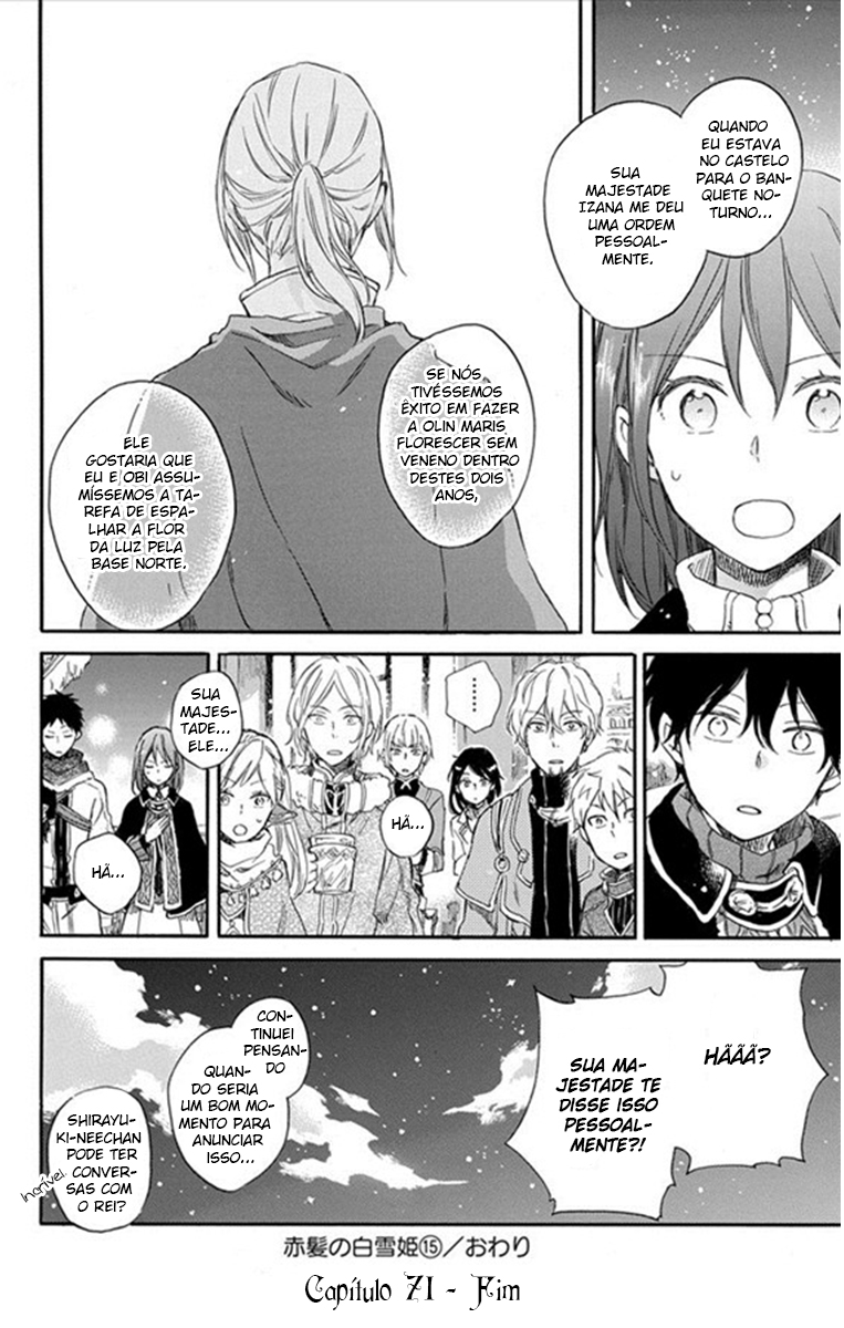 Akagami no Shirayukihime Capítulo 71 Página 30