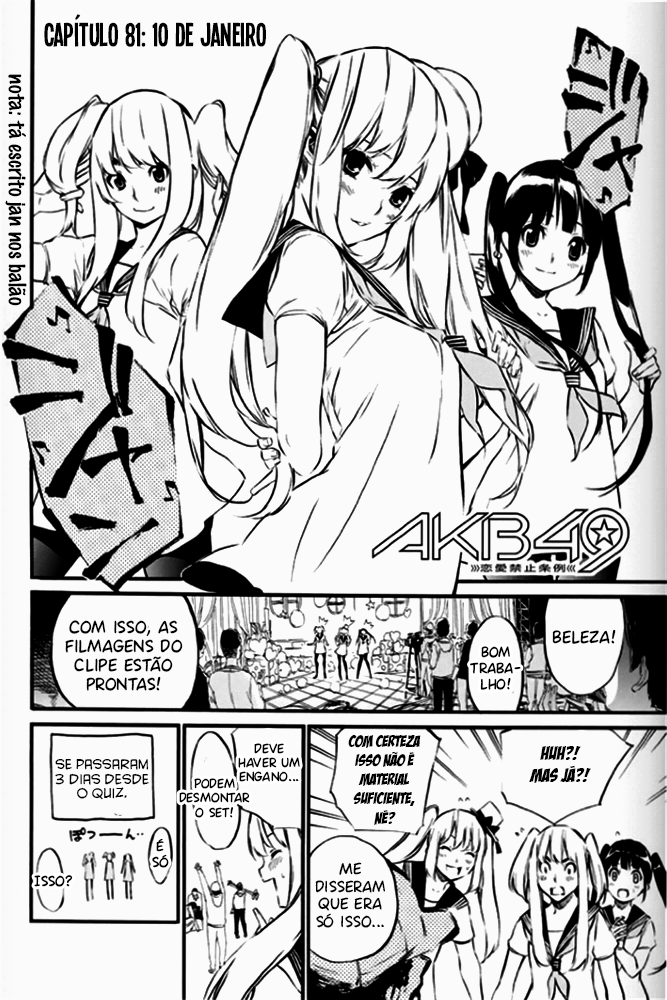 AKB49: The Rules Against Love Capítulo 81 Página 3