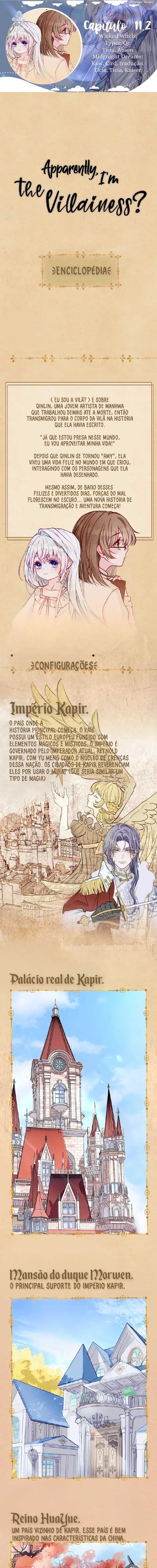 Apparently, I'm the Villainess? Capítulo 11.2 Página 1