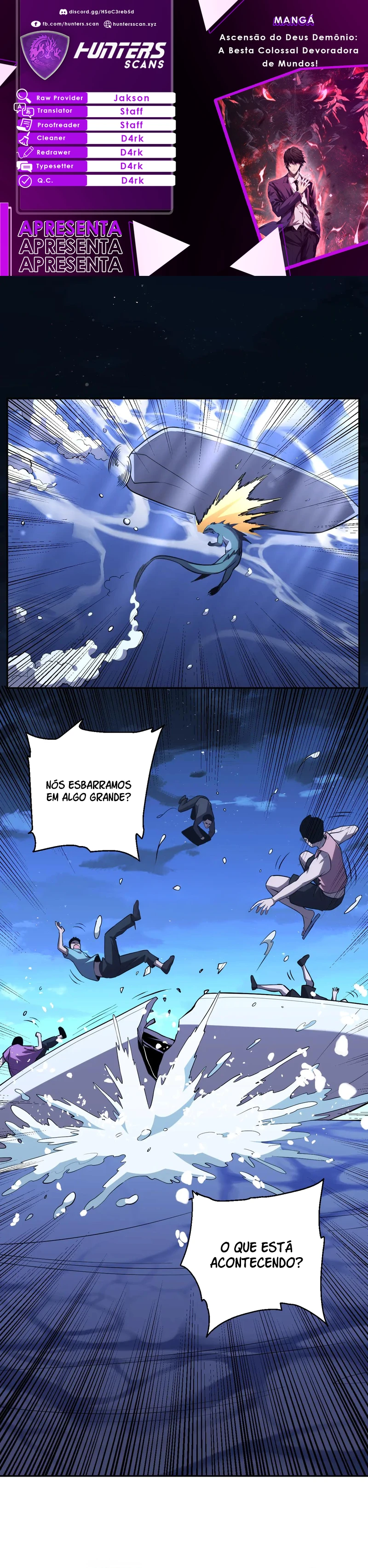 Ascensão do Deus Demônio: A Besta Colossal Devoradora de Mundos! Capítulo 9 Página 1