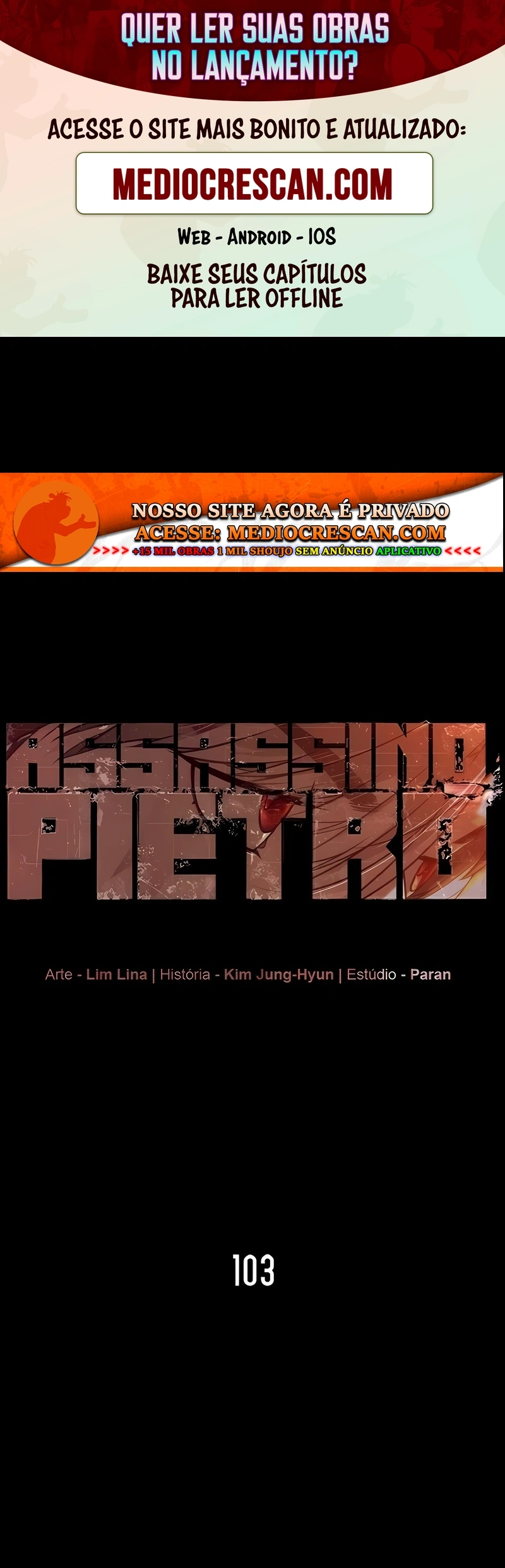 Assassino Pietro Capítulo 103 Página 1
