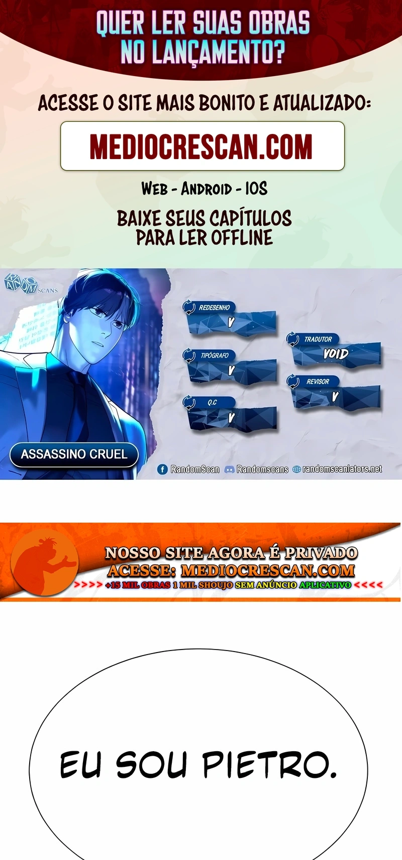 Assassino Pietro Capítulo 3 Página 1