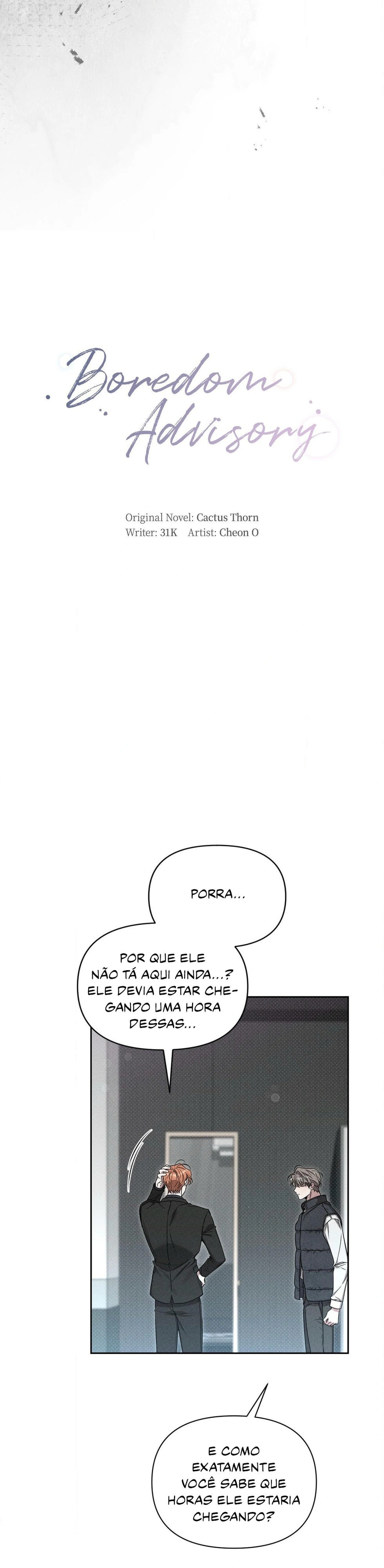 Aviso sobre tédio Capítulo 1 Página 8