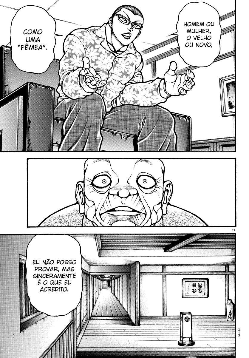 Baki's Way: "Nomi no Sukune" Arc Capítulo 105 Página 17