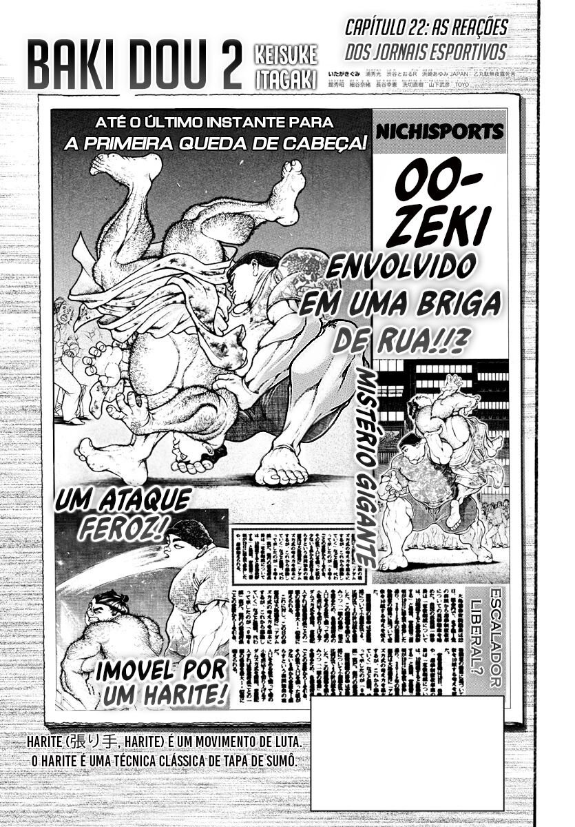 Baki's Way: "Nomi no Sukune" Arc Capítulo 22 Página 3
