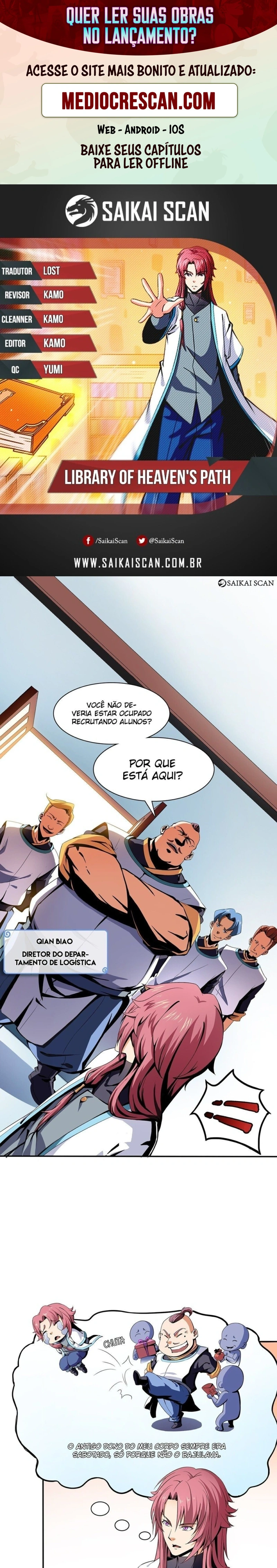 Biblioteca do Caminho do Céu Capítulo 7 Página 1