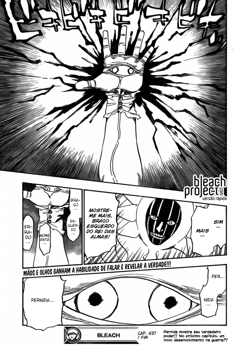 Bleach Capítulo 637 Página 17