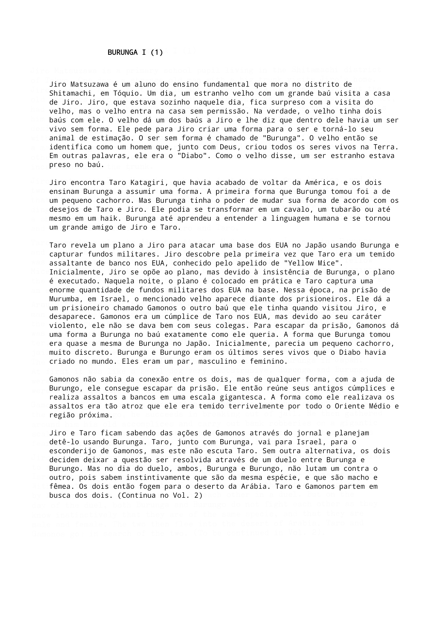 Burunga I Capítulo 1 Página 4