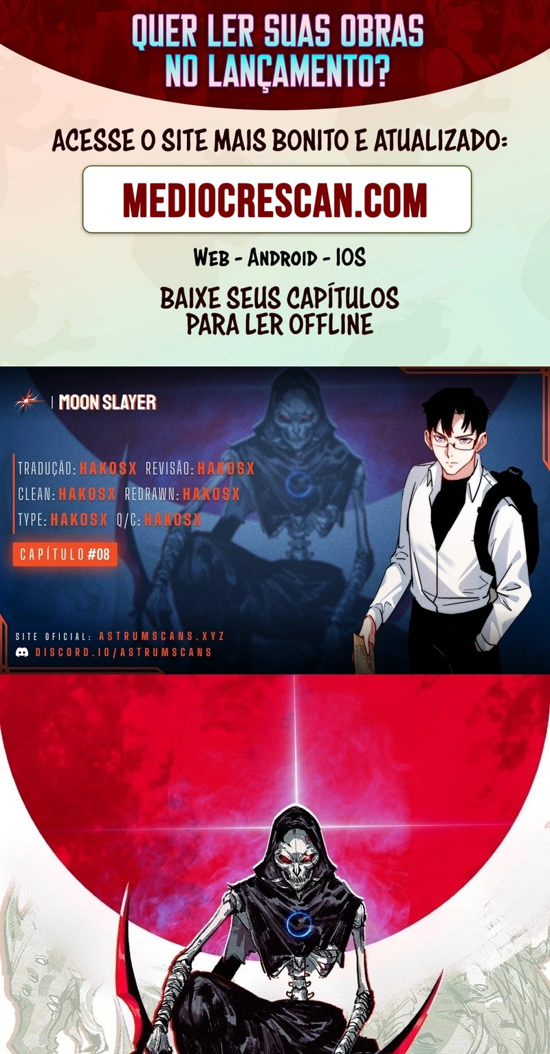 Caçador da Lua – Renascido como o Chefe Esqueleto Capítulo 8 Página 1