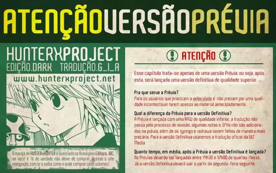 Caçador x Caçador Capítulo 346 Página 1