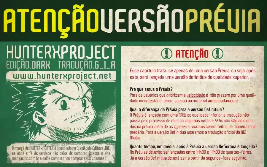 Caçador x Caçador Capítulo 347 Página 1