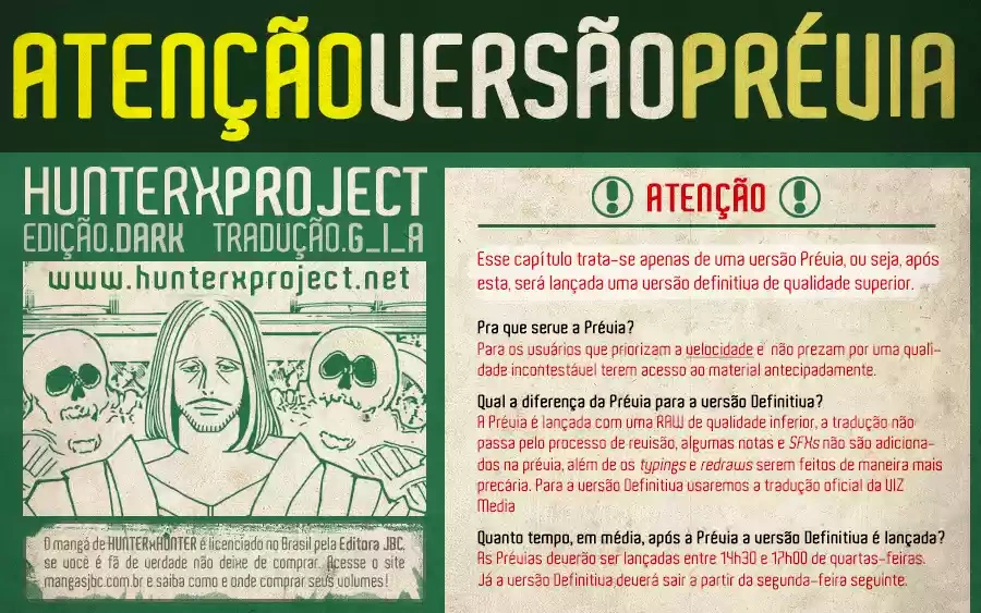 Caçador x Caçador Capítulo 349 Página 1