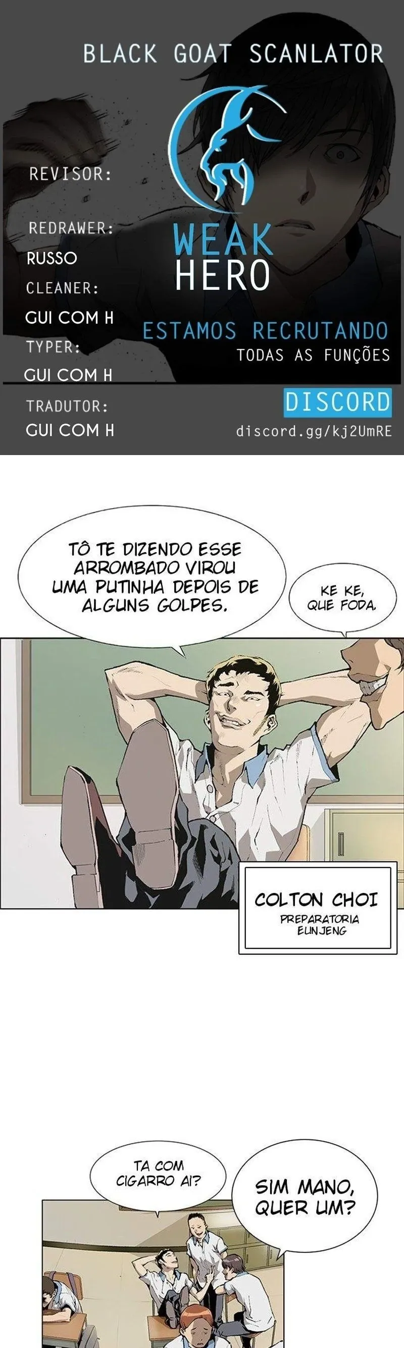 Classe dos Heróis Fracos Capítulo 1 Página 1