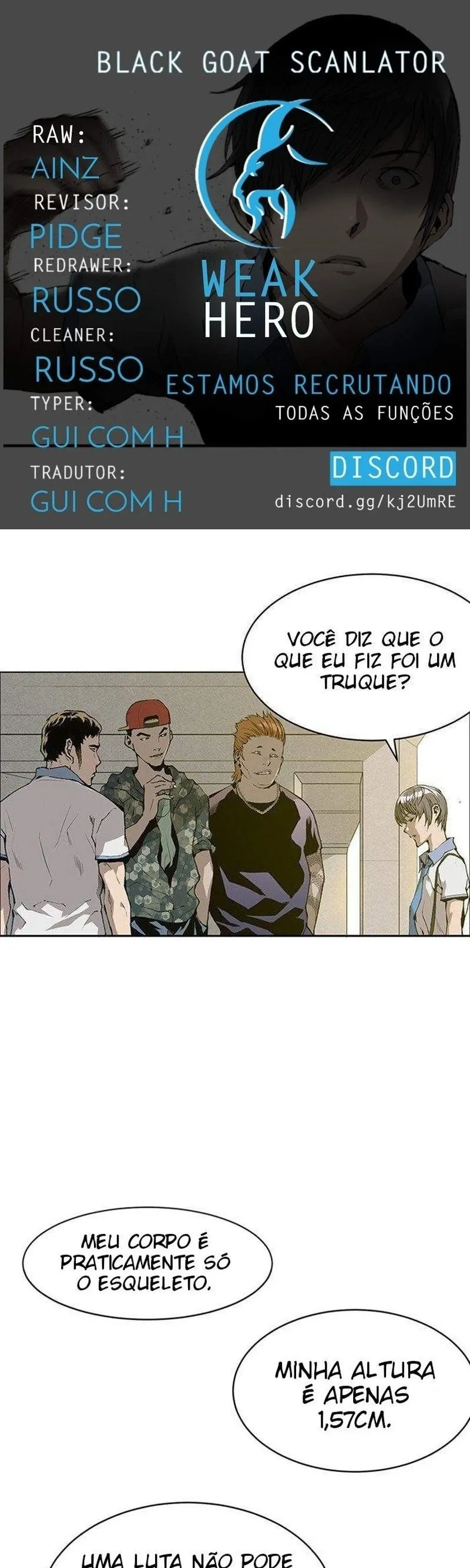 Classe dos Heróis Fracos Capítulo 2 Página 1