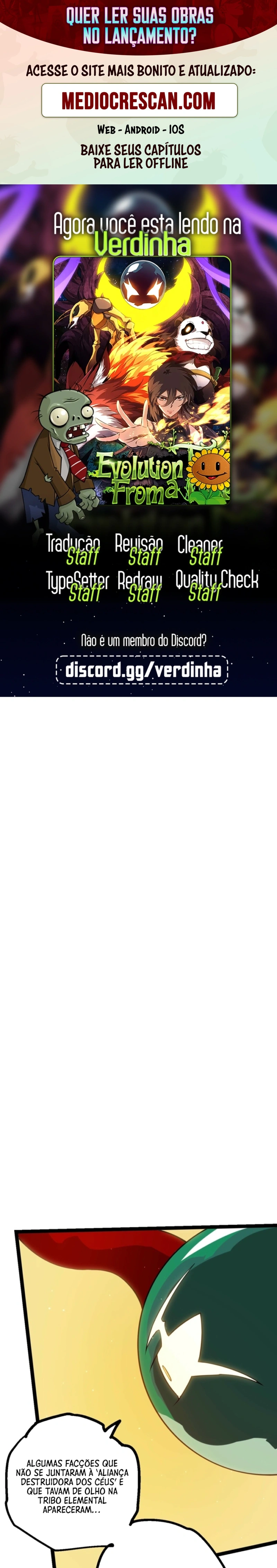 Começando a Evolução como uma Grande Árvore Capítulo 497 Página 1