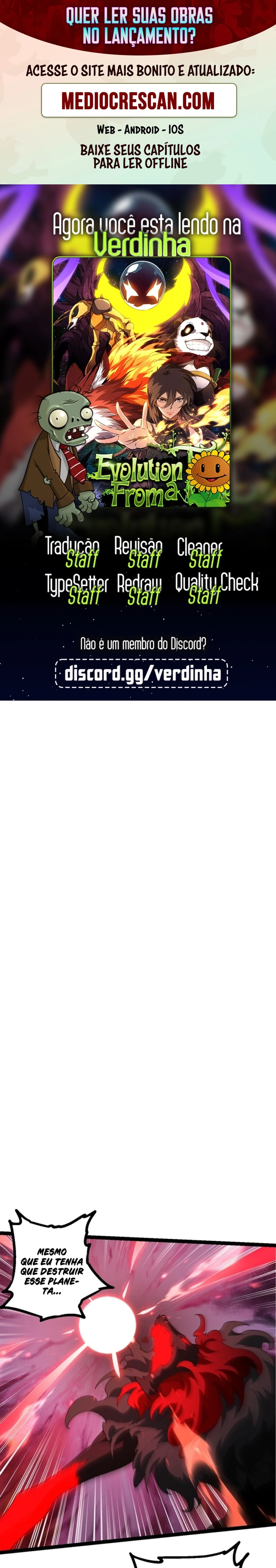 Começando a Evolução como uma Grande Árvore Capítulo 498 Página 1