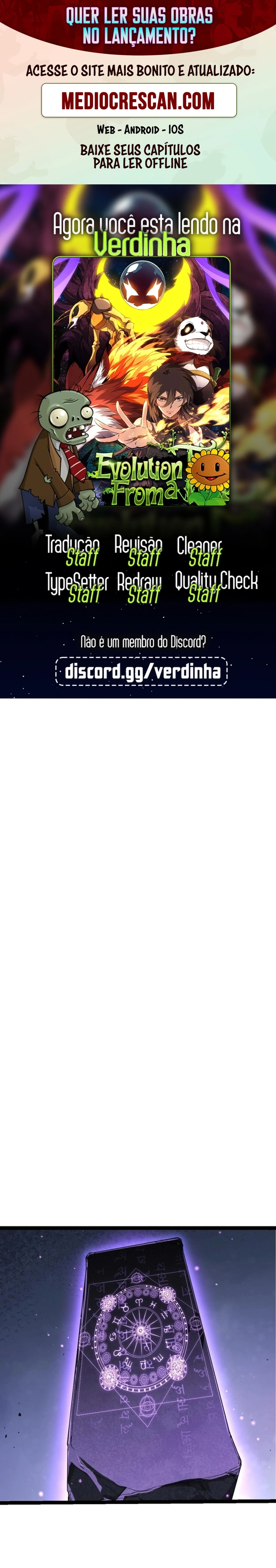Começando a Evolução como uma Grande Árvore Capítulo 500 Página 1