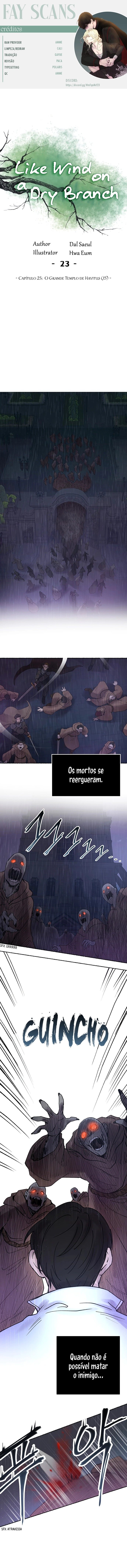 Como o Vento em um Galho Seco Capítulo 23 Página 1