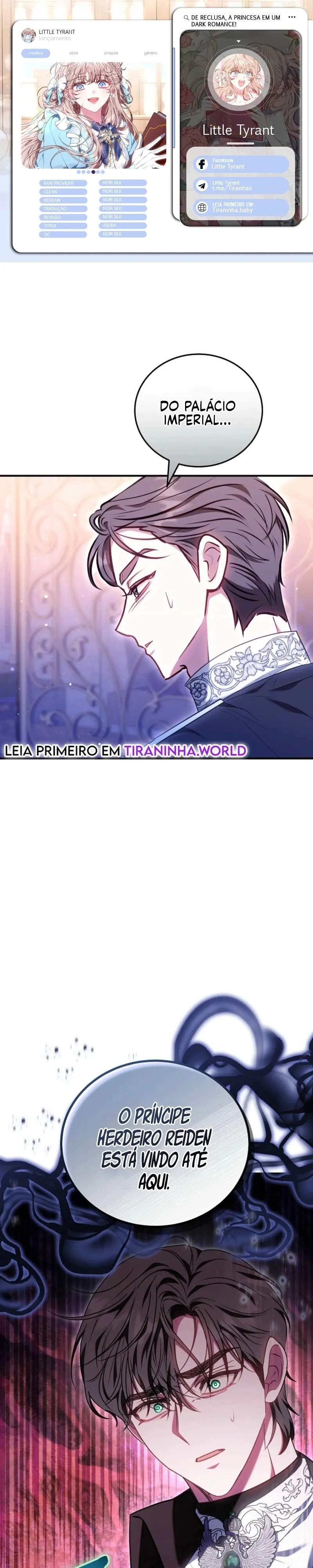 De Reclusa, A Princesa em um Dark Romance! Capítulo 18 Página 1