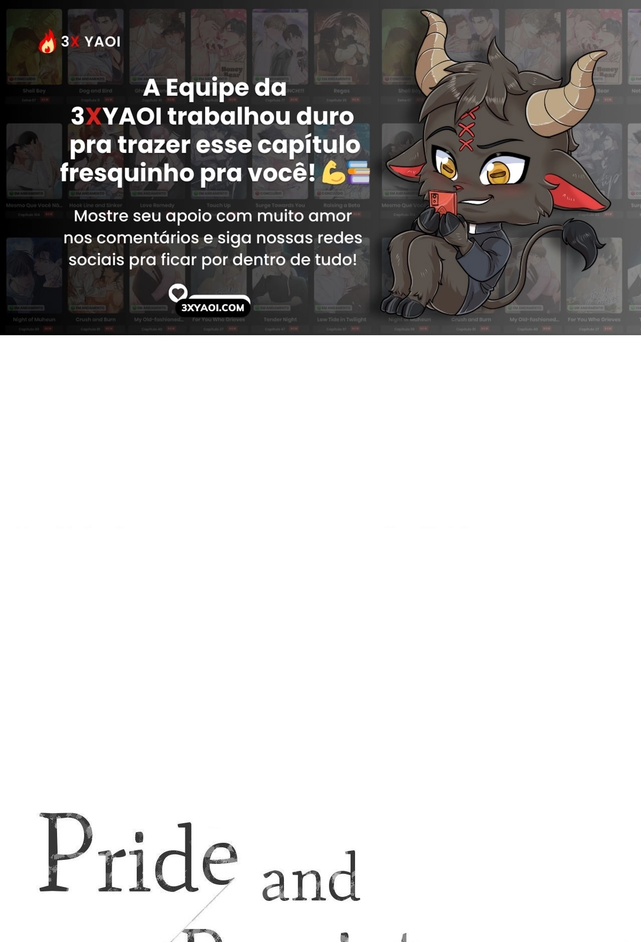 Dedicado ao seu eu arrogante. Capítulo 76 Página 1