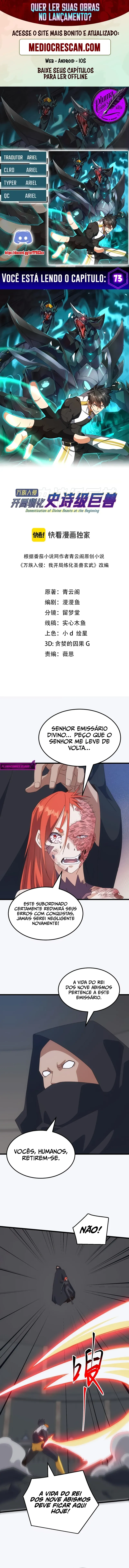 Domesticando Bestas Divinas no Começo Capítulo 73 Página 1