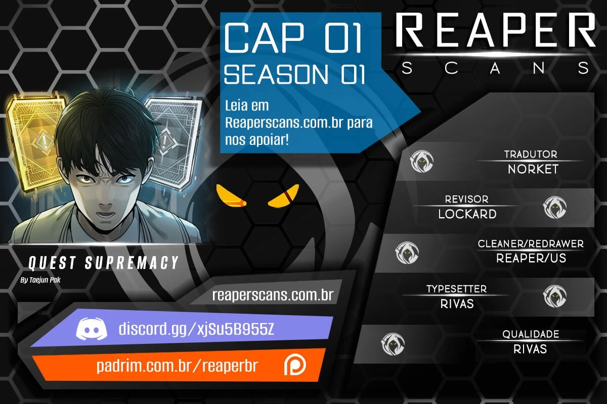 Domínio das Quests Capítulo 1 Página 1