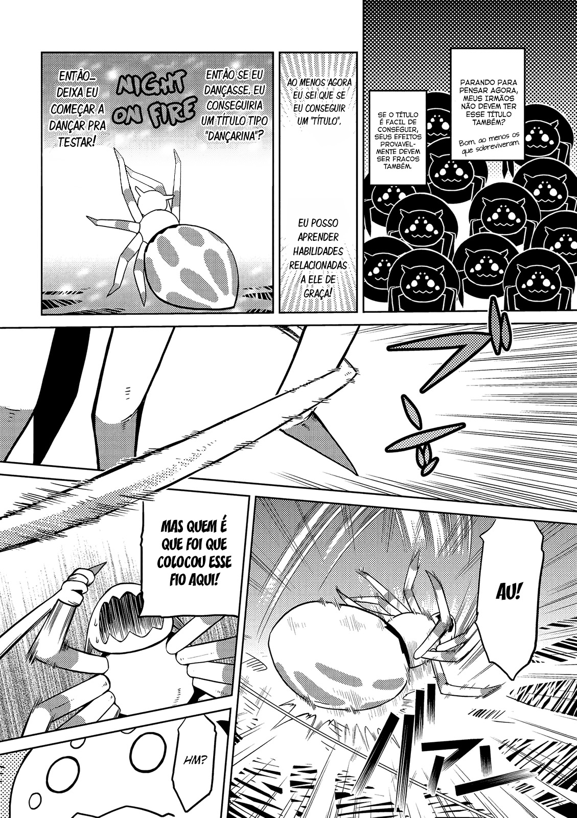 Então eu sou uma aranha, e daí? Capítulo 1.5 Página 14