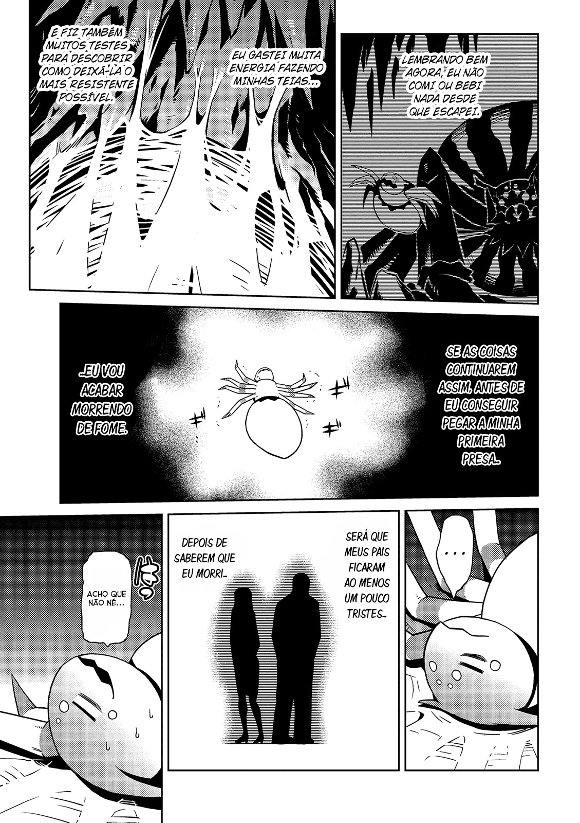 Então eu sou uma aranha, e daí? Capítulo 1.5 Página 7