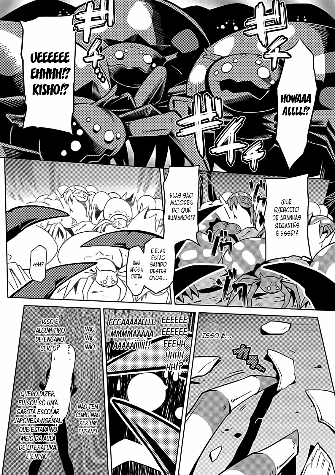 Então eu sou uma aranha, e daí? Capítulo 1 Página 4