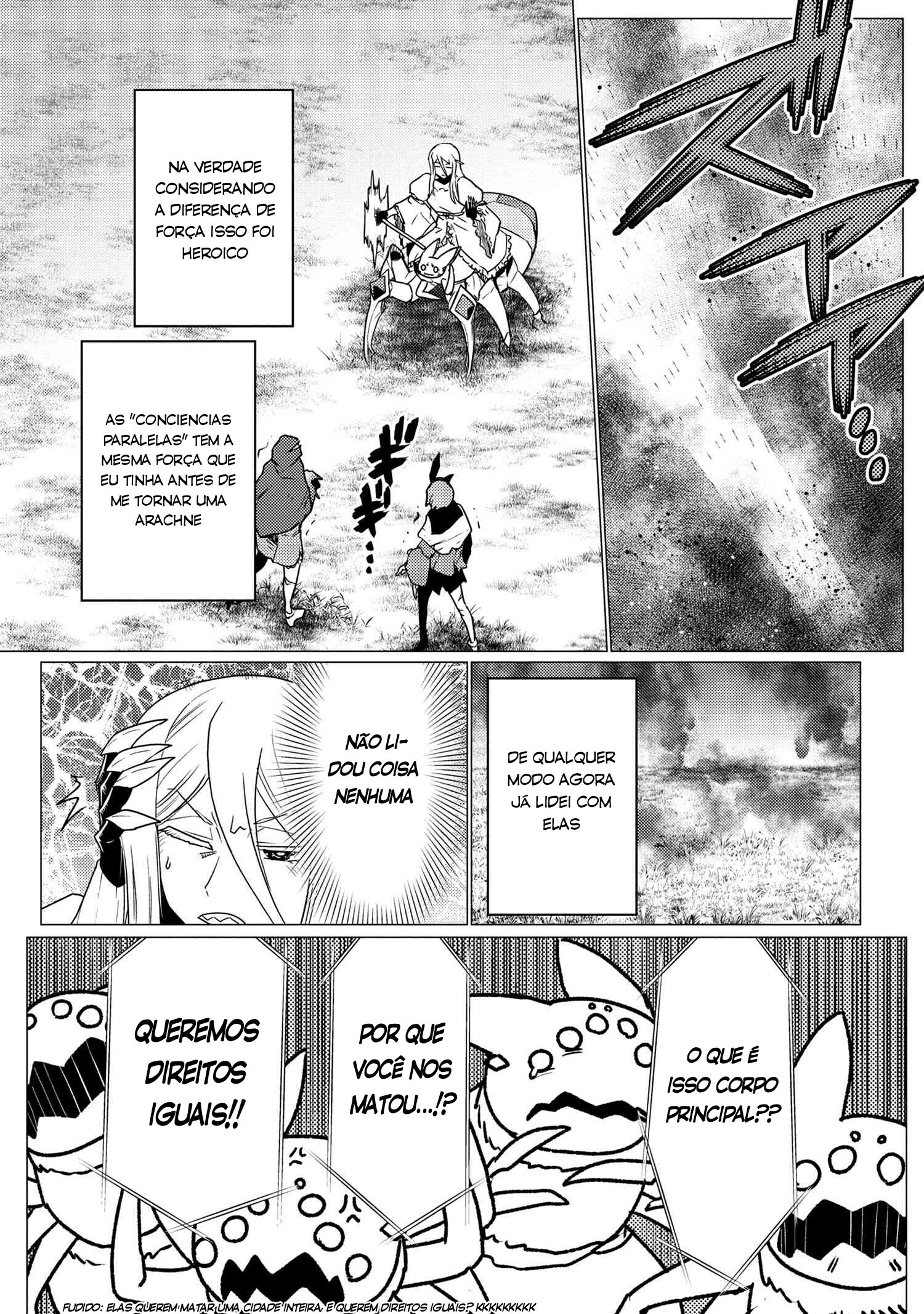 Então eu sou uma aranha, e daí? Capítulo 58.2 Página 4