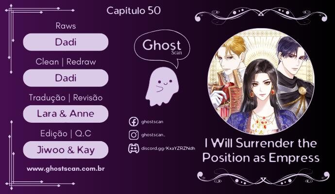 Entregarei a Posição de Imperatriz Capítulo 50 Página 1