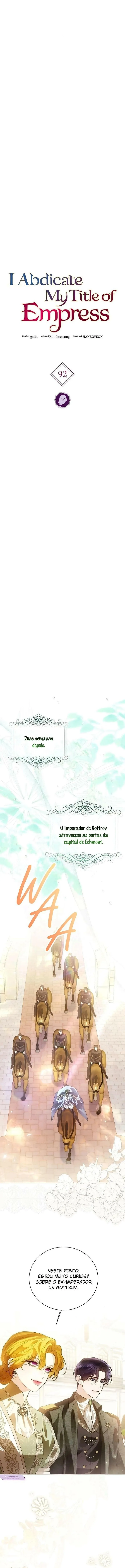 Entregarei a Posição de Imperatriz Capítulo 92 Página 4