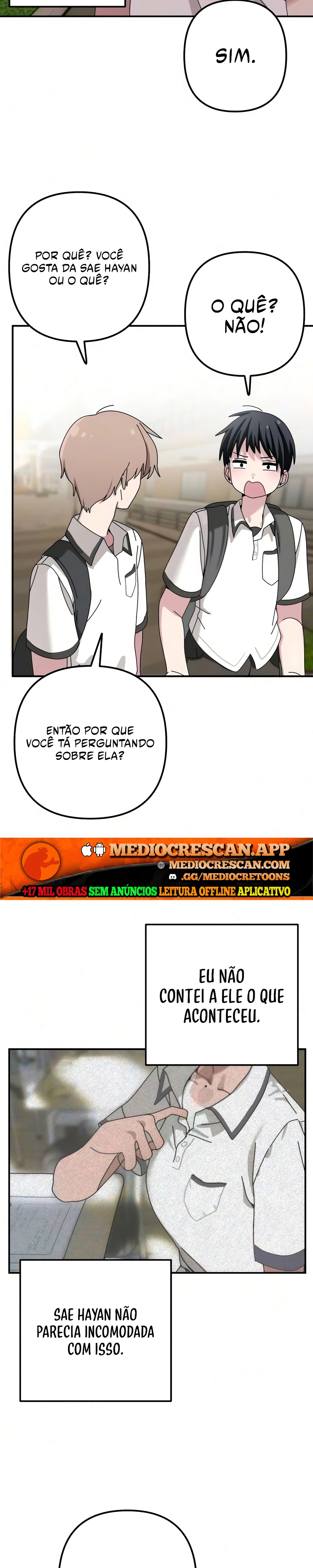 Escuro, Mas Ainda Puramente Branco Capítulo 1 Página 14