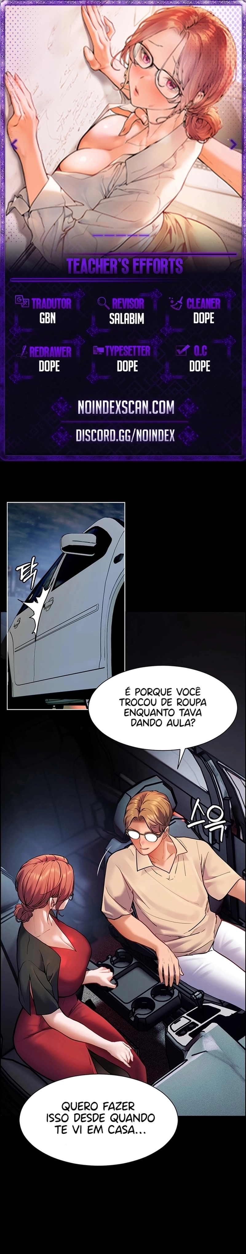 Esforços do professor Capítulo 12 Página 1