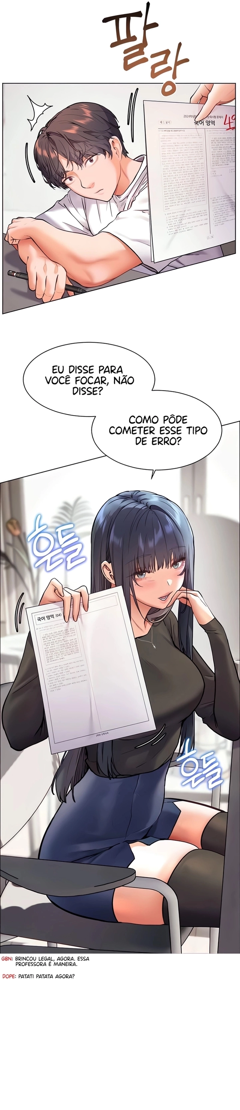 Esforços do professor Capítulo 15 Página 27