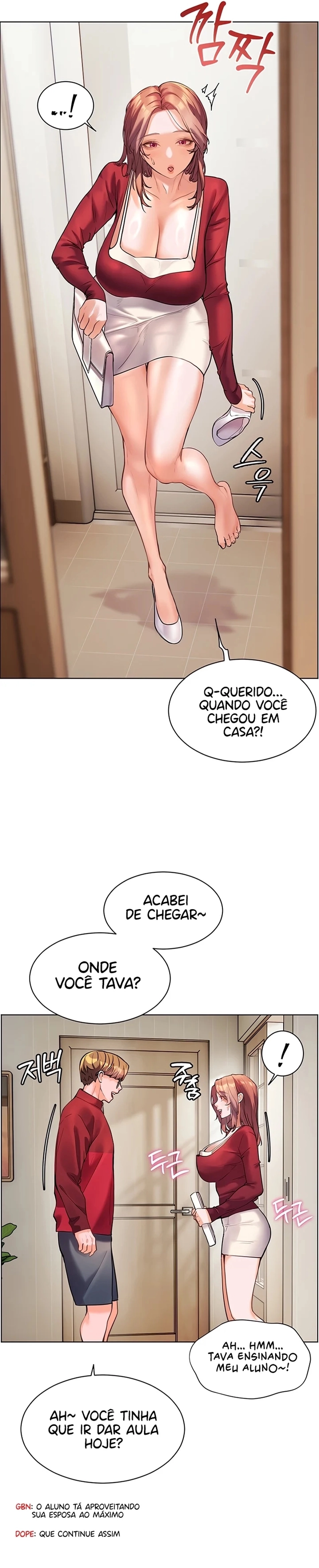 Esforços do professor Capítulo 21 Página 37