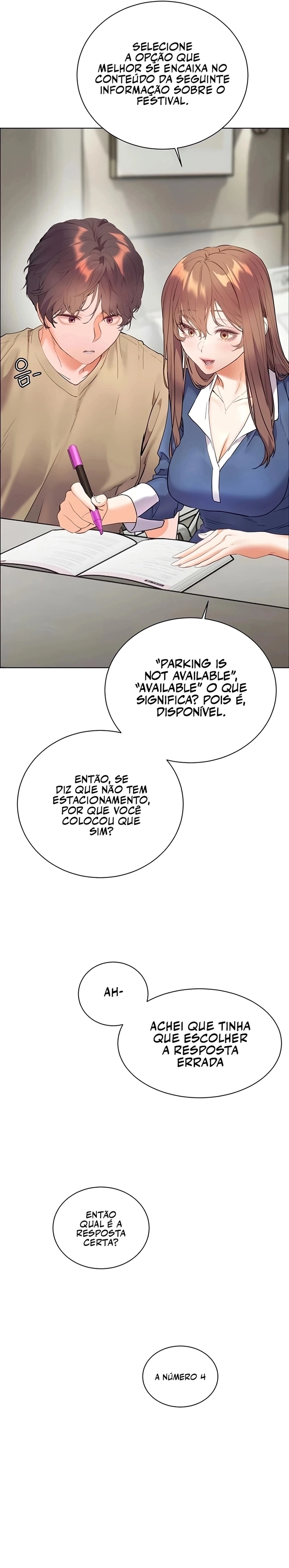 Esforços do professor Capítulo 67 Página 31