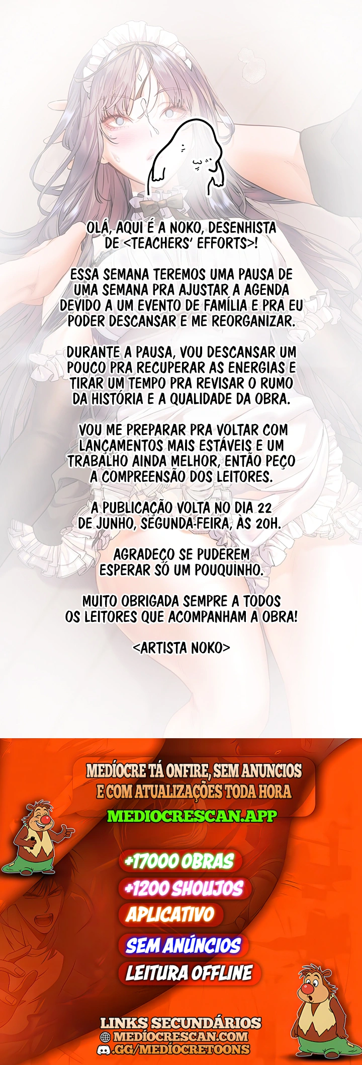 Esforços do professor Capítulo 98.5 Página 1