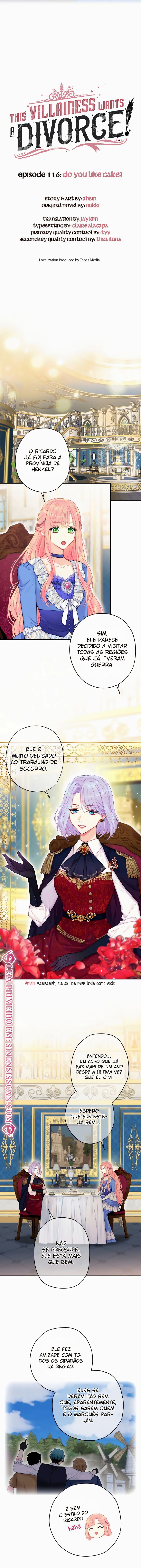Esta Vilã Quer o Divórcio Capítulo 116 Página 5
