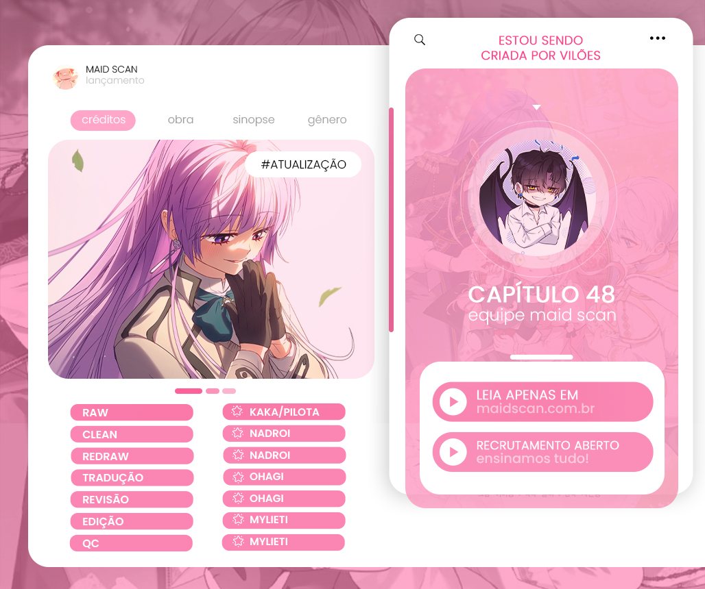 Estou Sendo Criada por Vilões Capítulo 48 Página 2