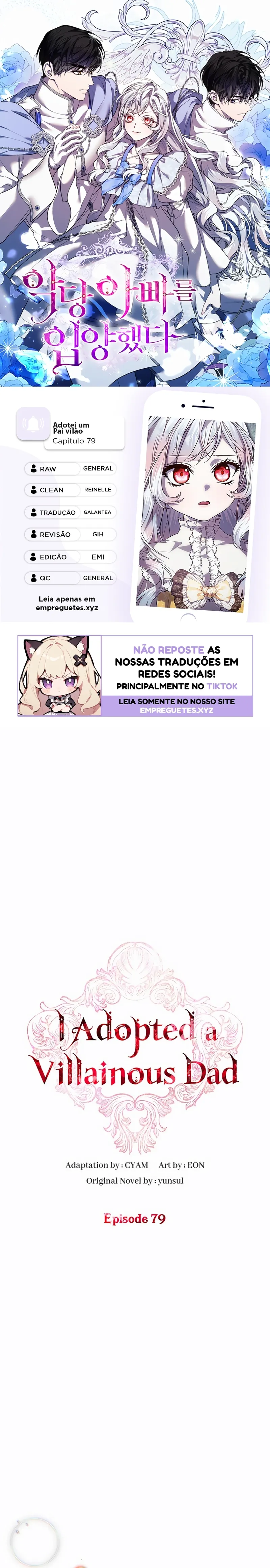 Eu Adotei um Pai Vilão Capítulo 79 Página 1