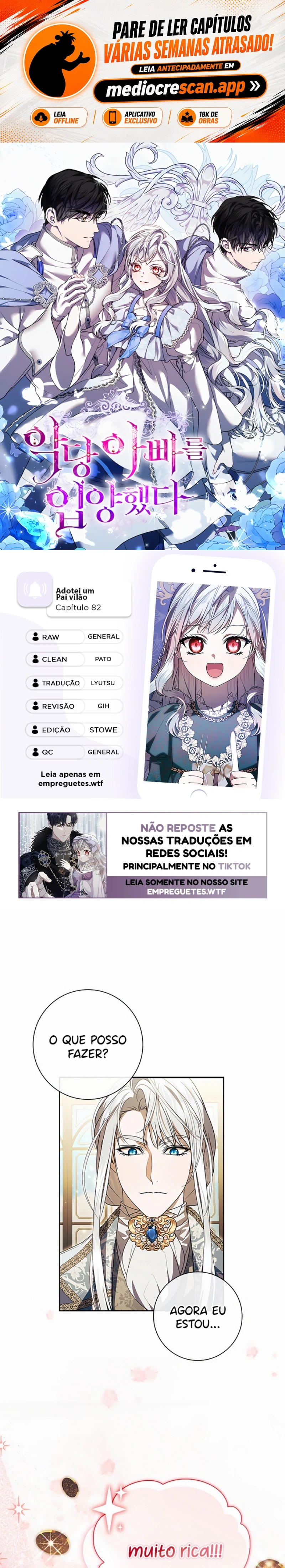 Eu Adotei um Pai Vilão Capítulo 82 Página 1