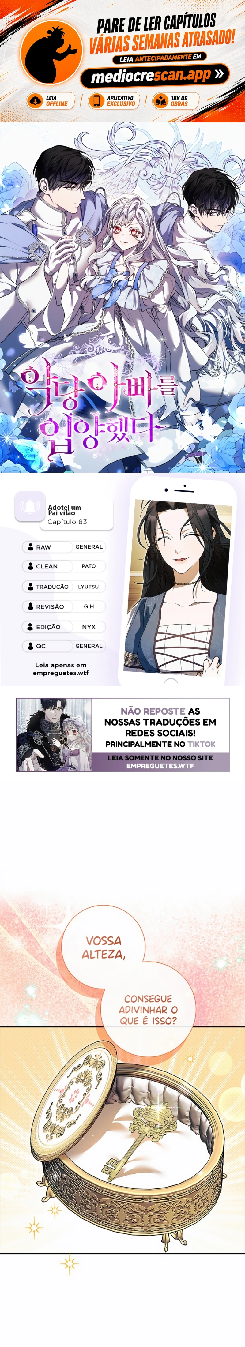 Eu Adotei um Pai Vilão Capítulo 83 Página 1