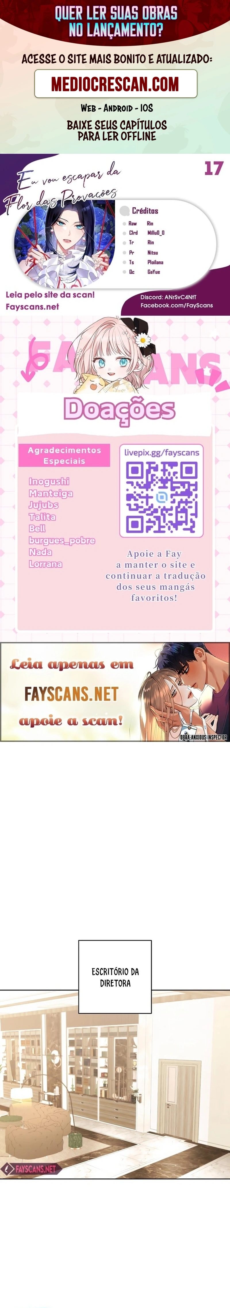 Eu Escaparei da Flor da Provação Capítulo 17 Página 1