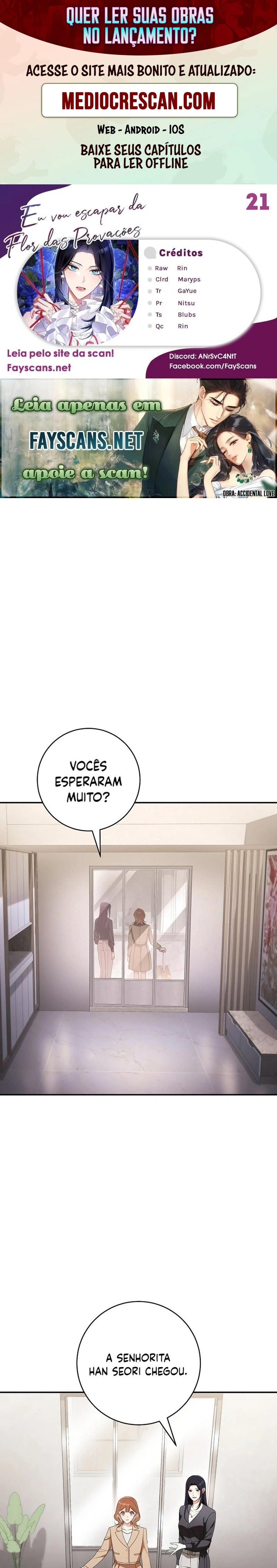 Eu Escaparei da Flor da Provação Capítulo 21 Página 1