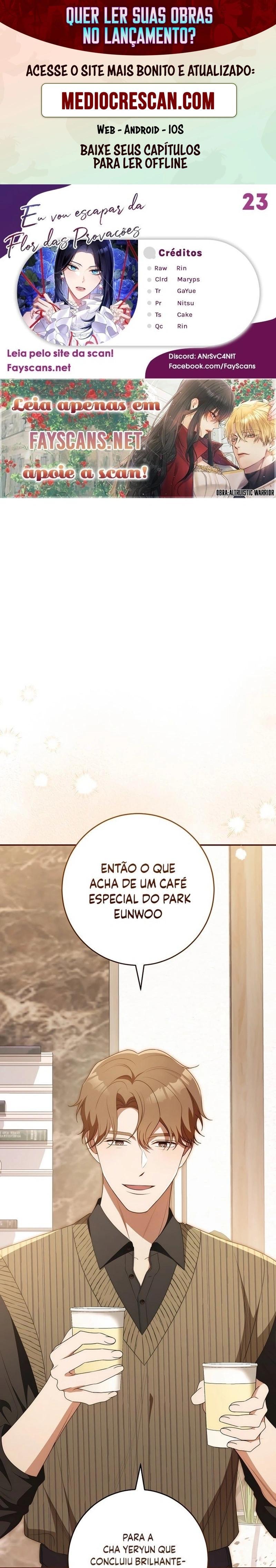 Eu Escaparei da Flor da Provação Capítulo 23 Página 1