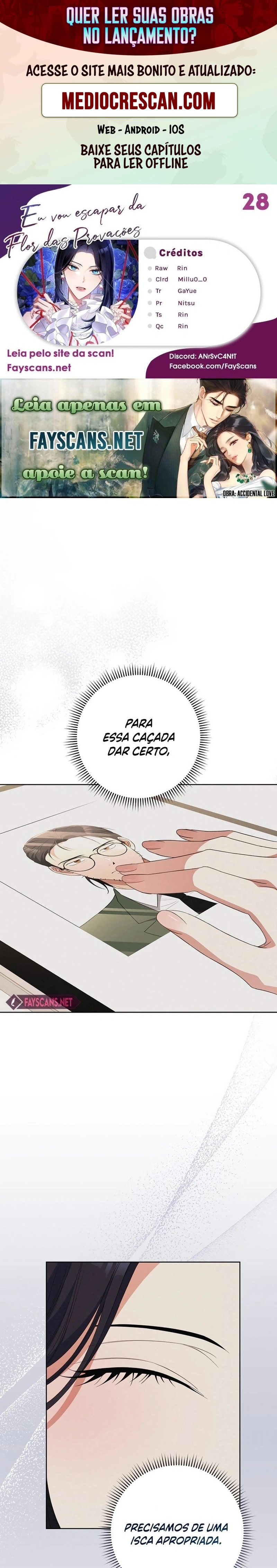 Eu Escaparei da Flor da Provação Capítulo 28 Página 1