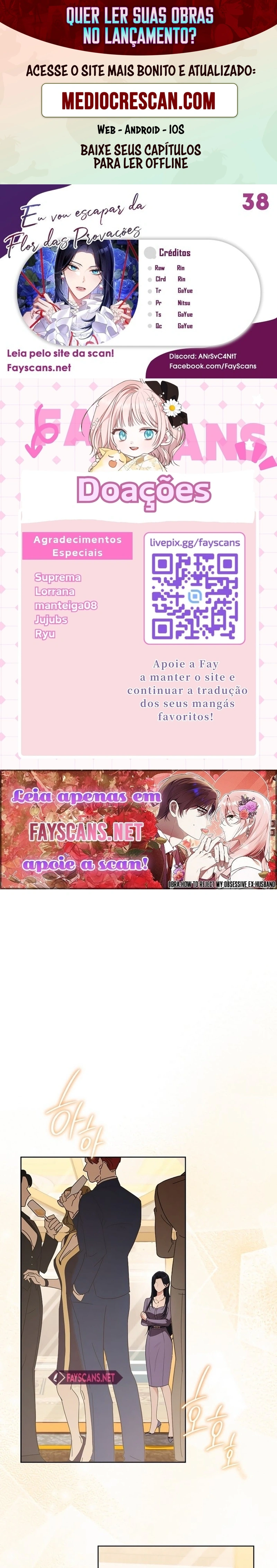 Eu Escaparei da Flor da Provação Capítulo 38 Página 1