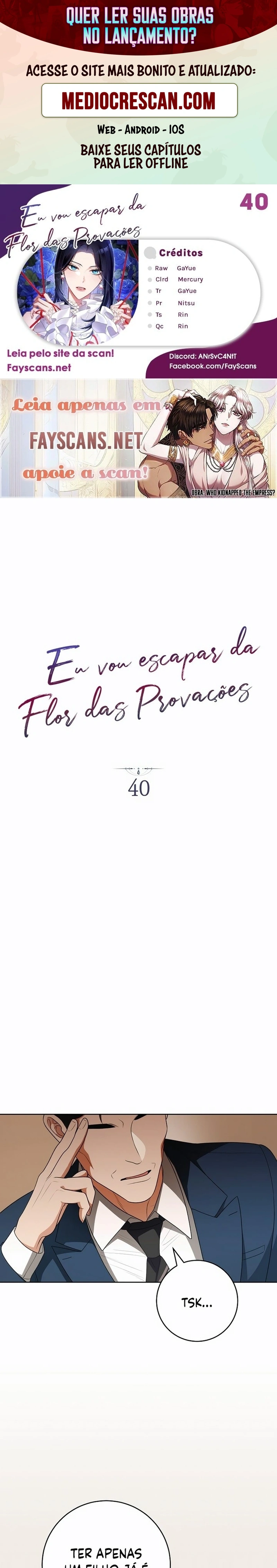 Eu Escaparei da Flor da Provação Capítulo 40 Página 1