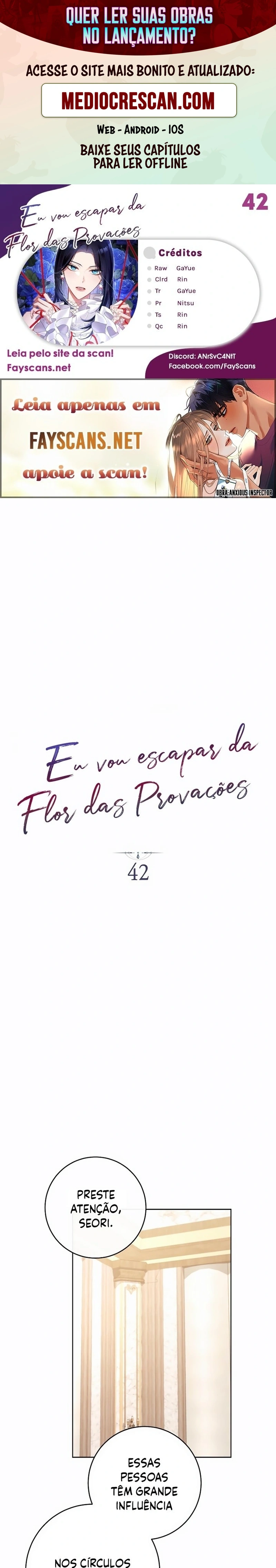 Eu Escaparei da Flor da Provação Capítulo 42 Página 1